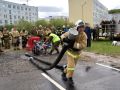 В борьбе за титул лучших: отборочный этап конкурса пожарной охраны Северного флота