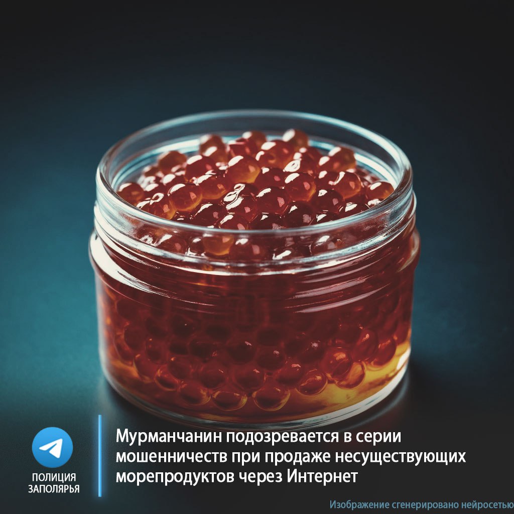 Мурманчанин подозревается в серии мошенничеств при продаже несуществующих морепродуктов через Интернет
