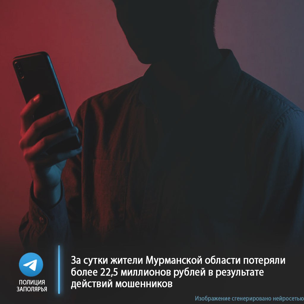 По оперативным данным УМВД России по Мурманской области, за последние сутки семь жителей региона стали жертвами мошенников