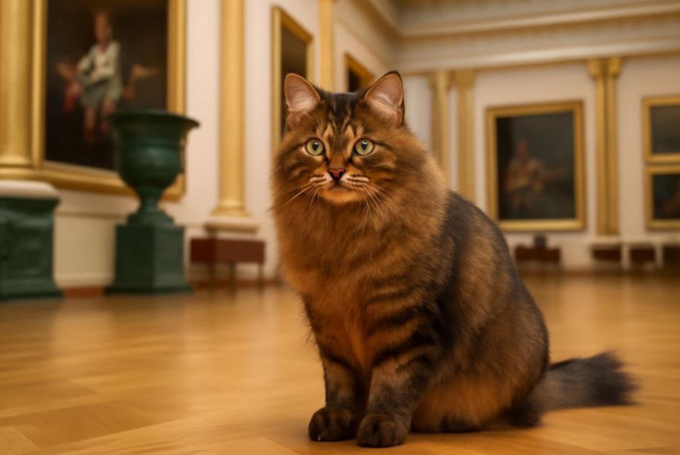 Кошки-хранители: 280 лет службы в Зимнем дворце Кошки-хранители: 280 лет службы в Зимнем дворце