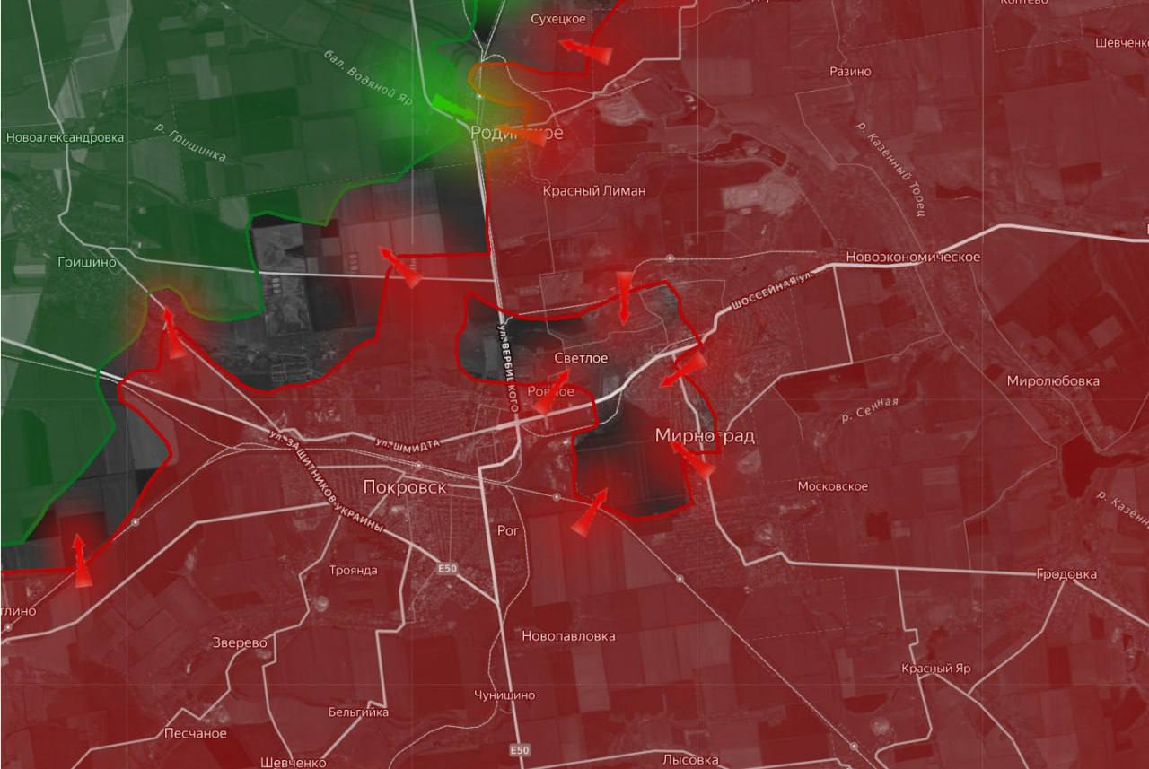 «Окружение Мирнограда: как развивались бои